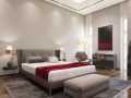 visualisation 3D d'une chambre parentale rénovée